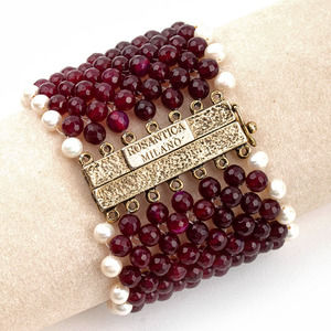 Rosantica Milano Bracelet Women size S/M Ghost White